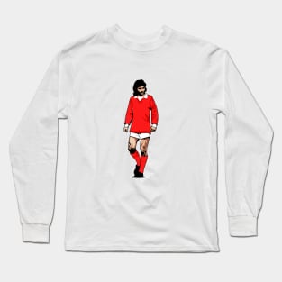 George Best Illustration Long Sleeve T-Shirt